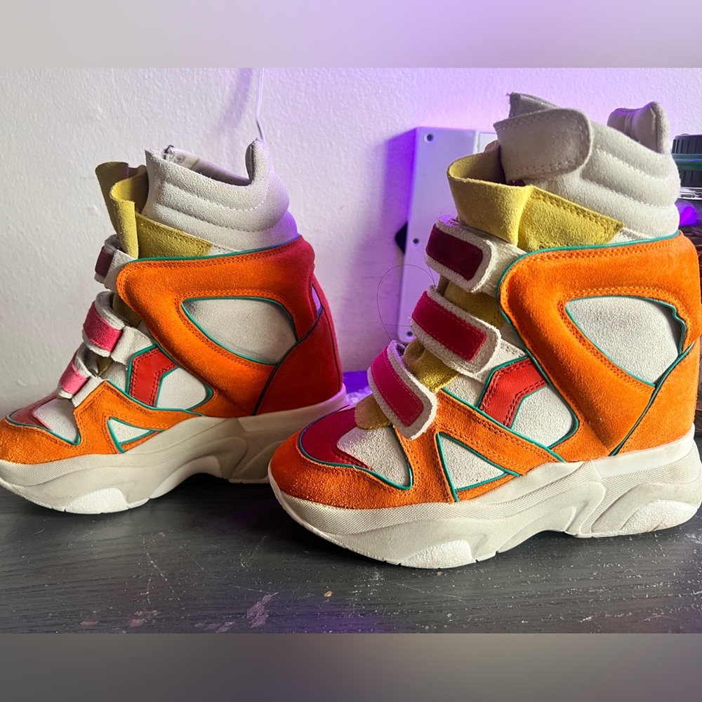 Isabel Marant Balskee Wedge Sneakers